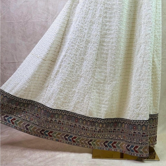 House of India Embroidered Georgette Salwar Kameez gown frock reception XL - Picture 16 of 16